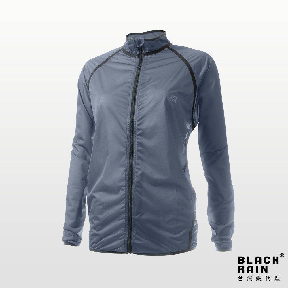 二層貼合防風輕夾克 BR-90030(11988 藍灰) 【荷蘭Black Rain】